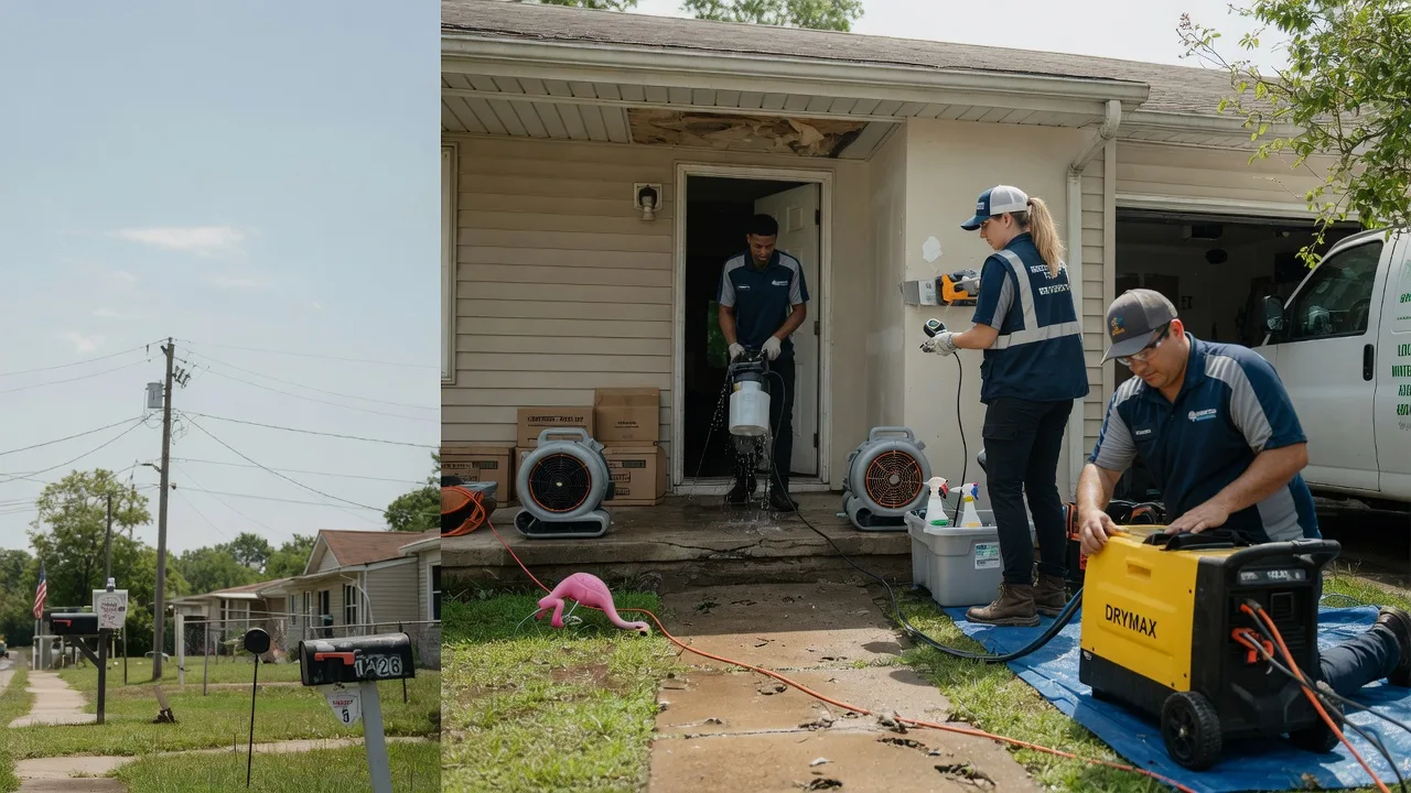 Storm Damage Water Removal in Maxwell, TX near me